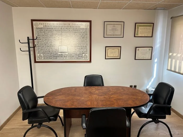 Sala de reuniones de Asesoría Gimeno en Zaragoza